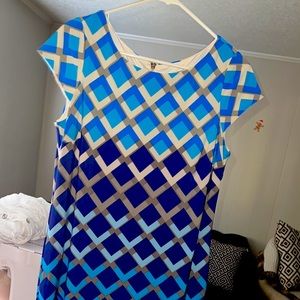 Roz & Ali Pattern Mid Length Dress